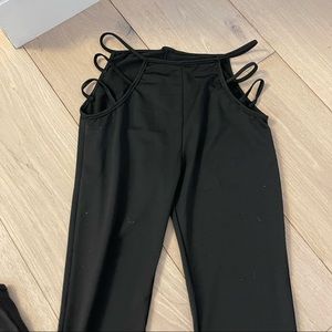 Black Two piece Sexy Girl